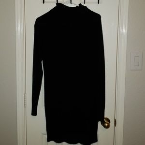 Black turtle neck sweater